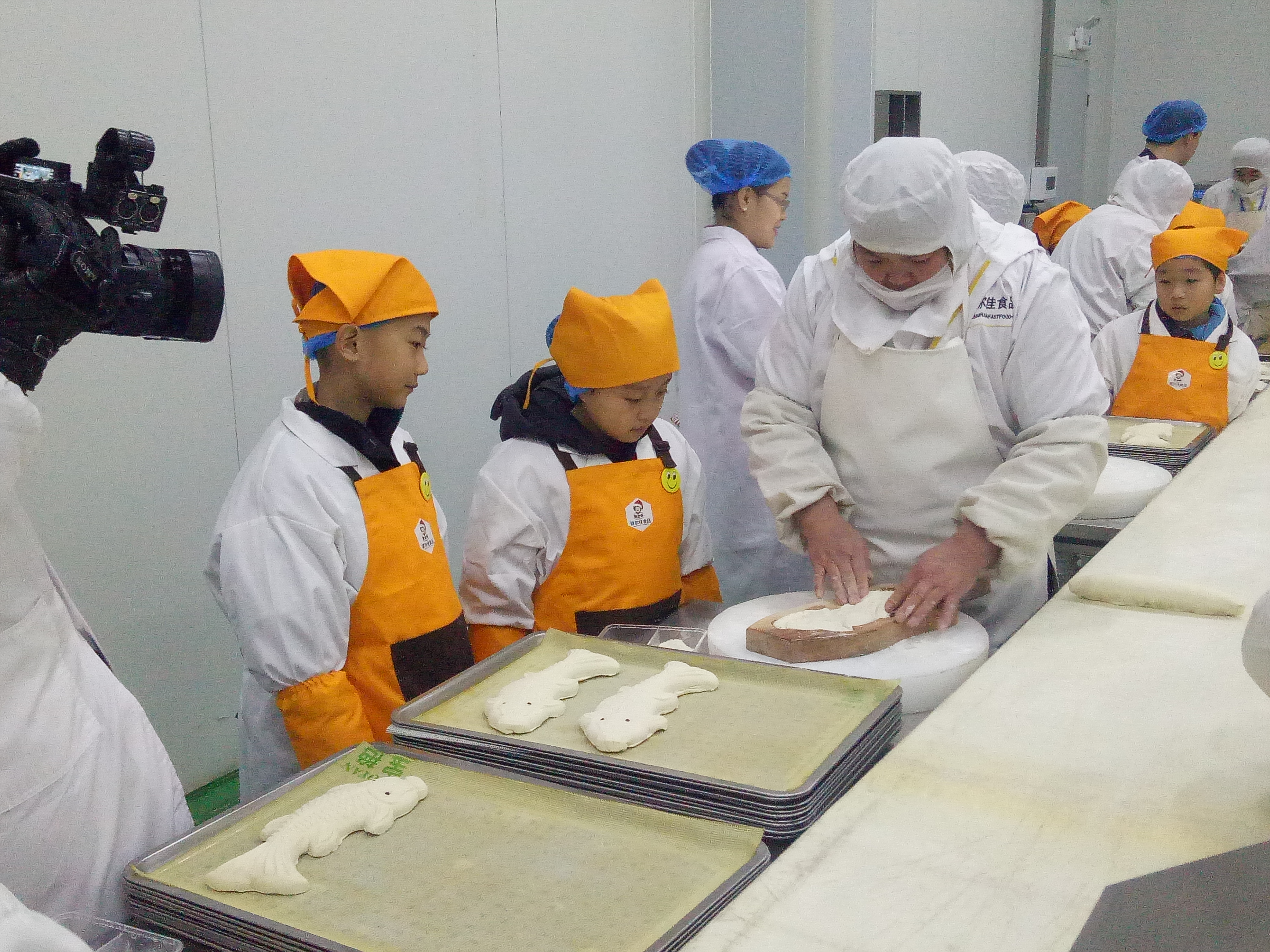Commercial bakery oven in professional kitchen