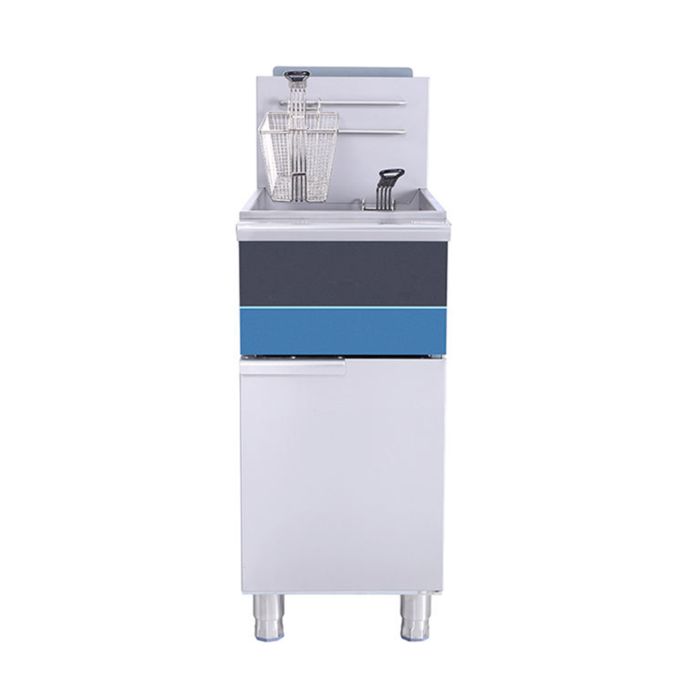 KB-F5-BJC Gas Fryer 30L Capacity 44kW Stainless Steel Professional Use