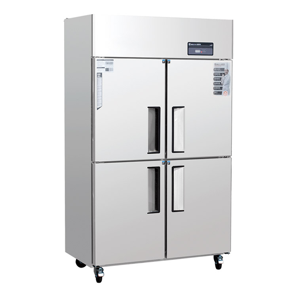 KRF4-75 969L Four-Door Refrigerator Freezer with Static Cooling for Foodservice