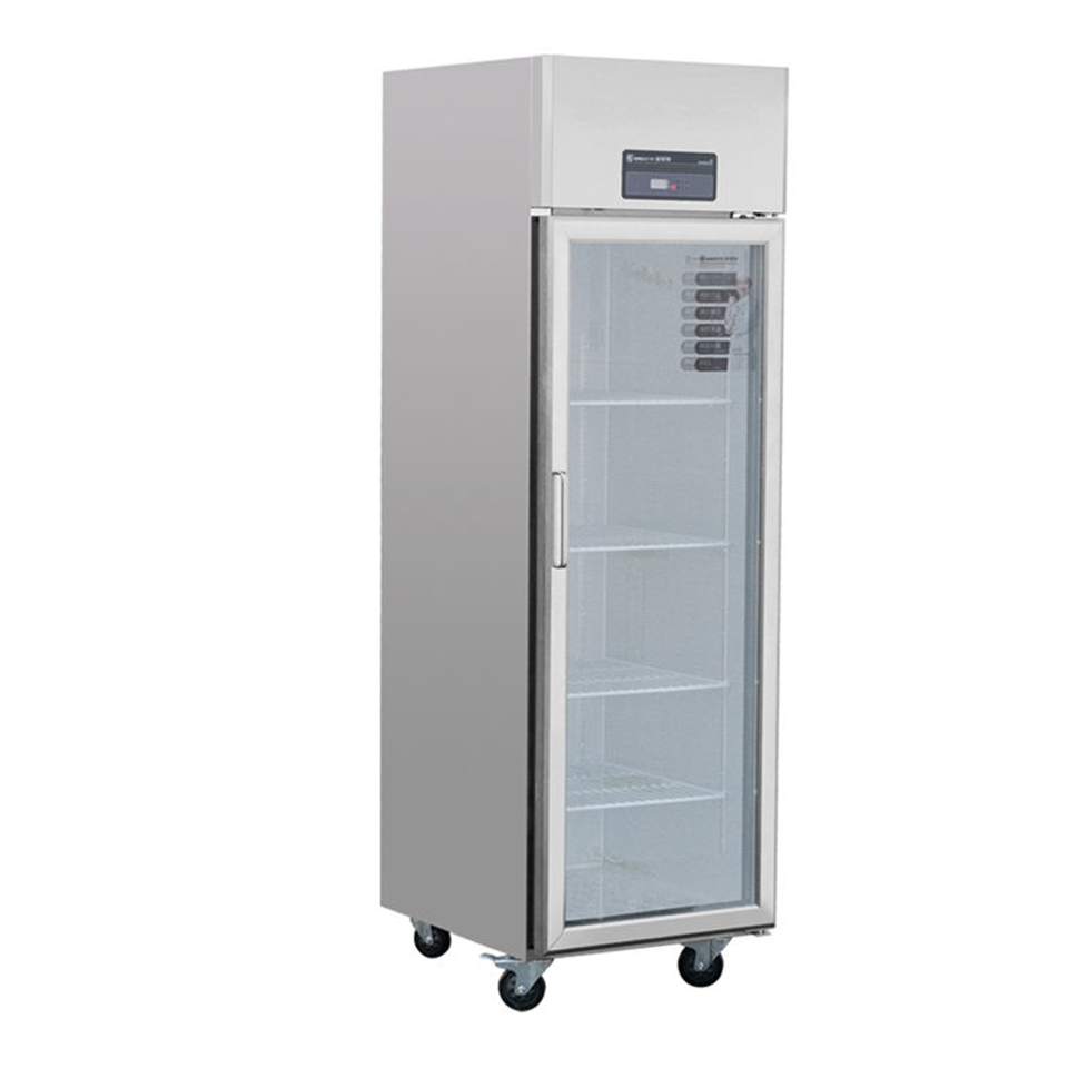 Single-Door Upright Beverage Refrigerator KS0.5G Series for Beer and Drink Display