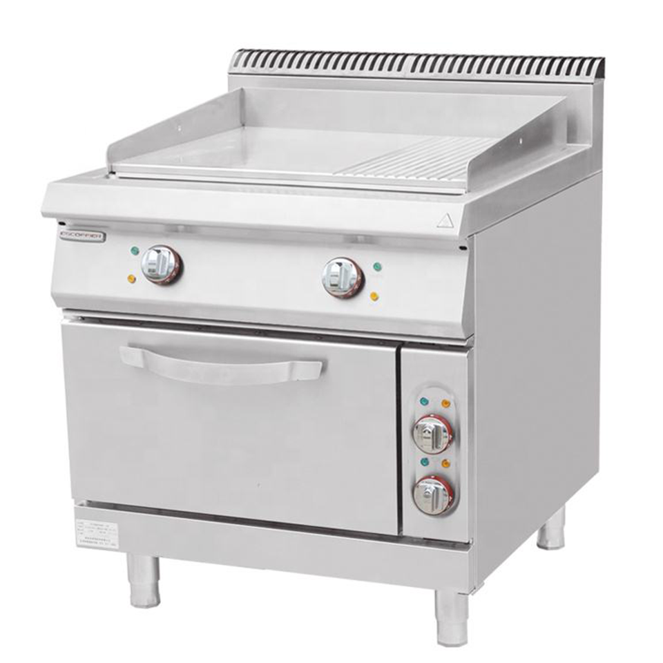 Commercial Electric Griddle with Oven for Restaurant Kitchens 16.8kW
