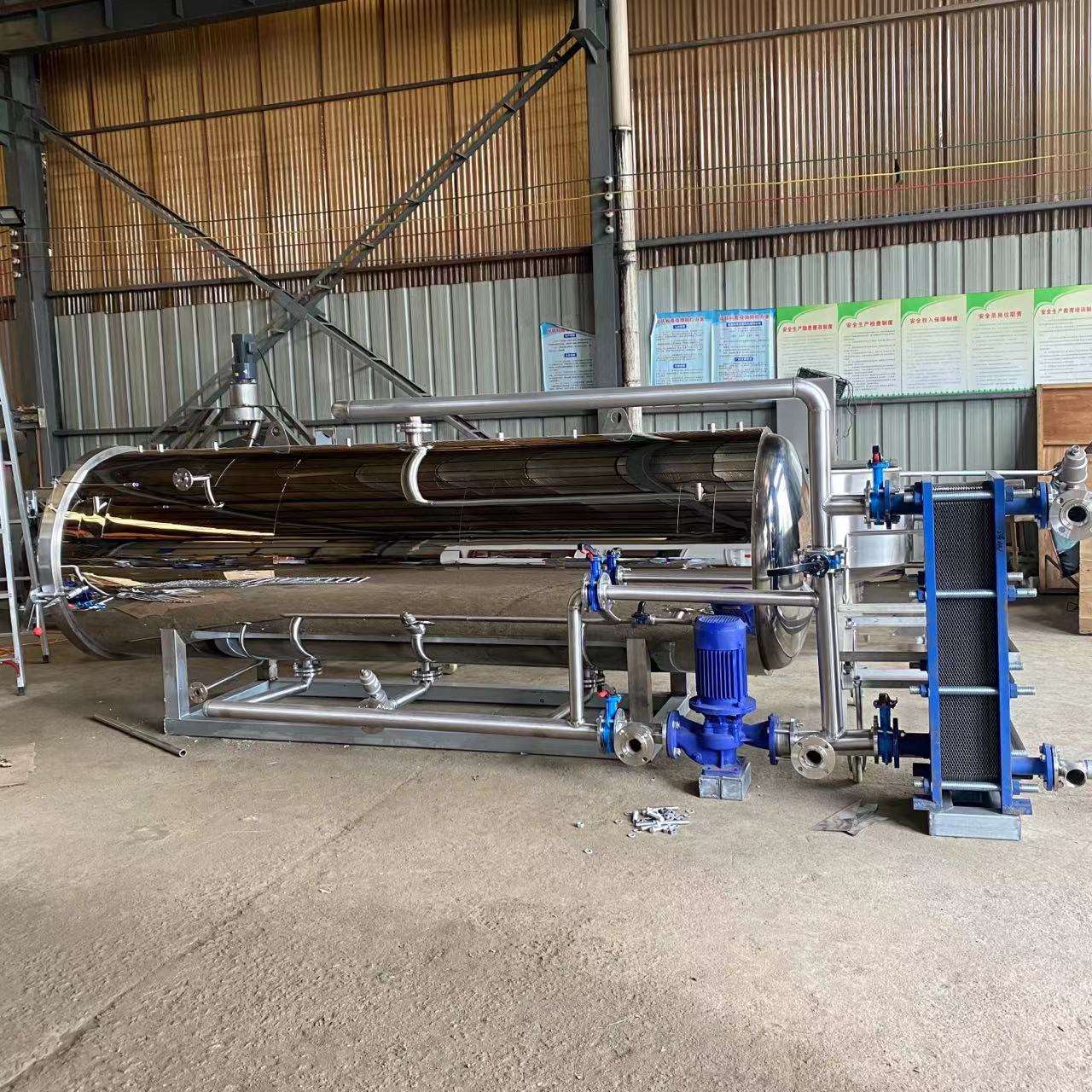 Heavy-Duty SUS304 Stainless Steel Steam Sterilization Kettle 50-900kg Capacity