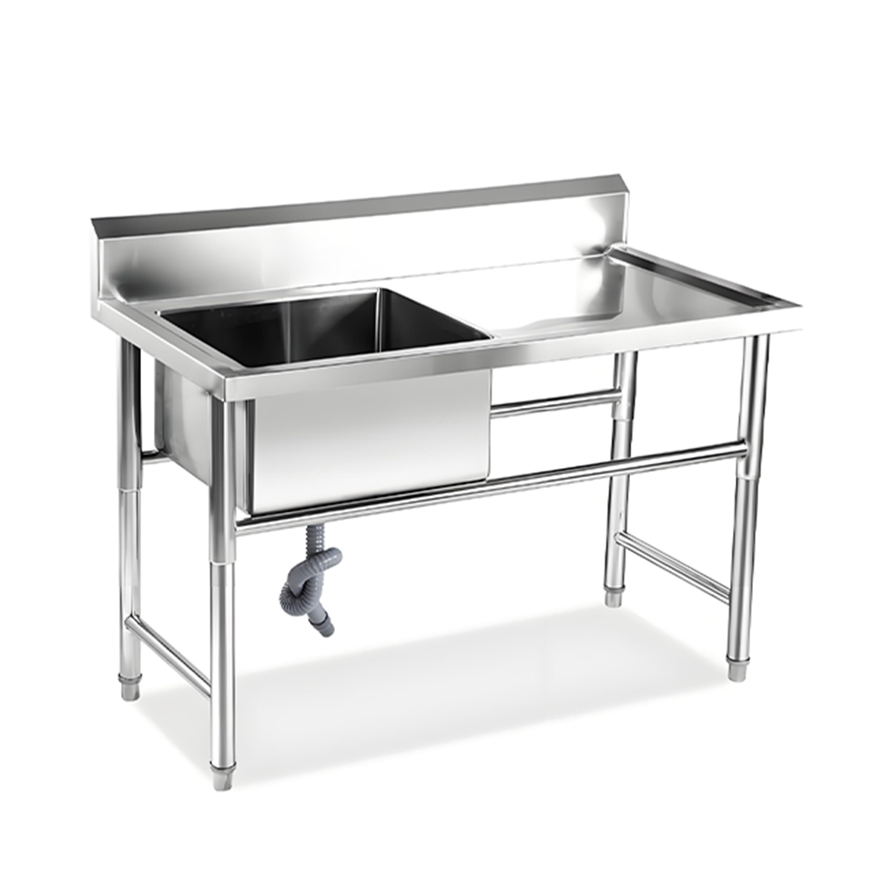 Sink Cabinet with Storage 40MM Thick Top, Full-Steel Gravity Feet for Stability