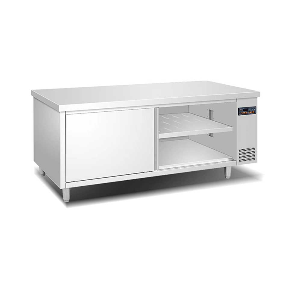 Single Door Warming Tray for Food Service Stainless Steel Design