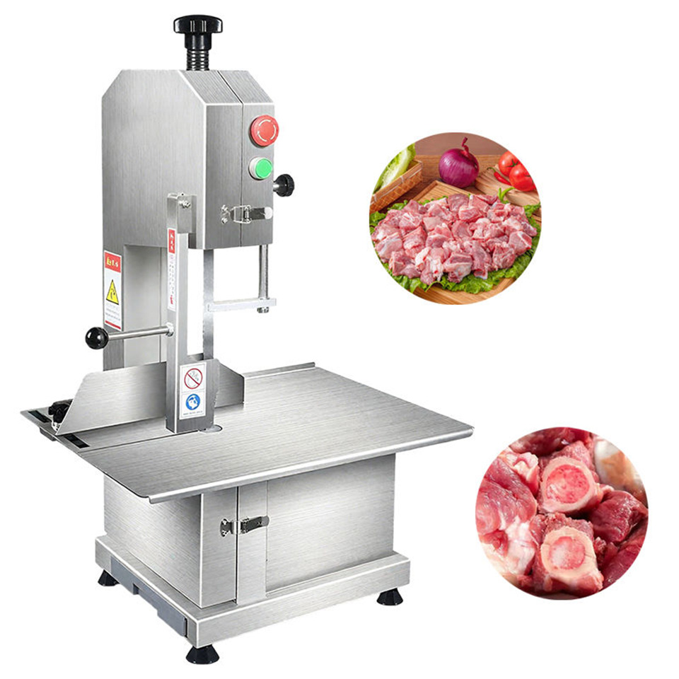 Compact Tabletop Bone Saw Machine 1.1kW 220V Stainless Steel 18.9m/s Cutting Speed
